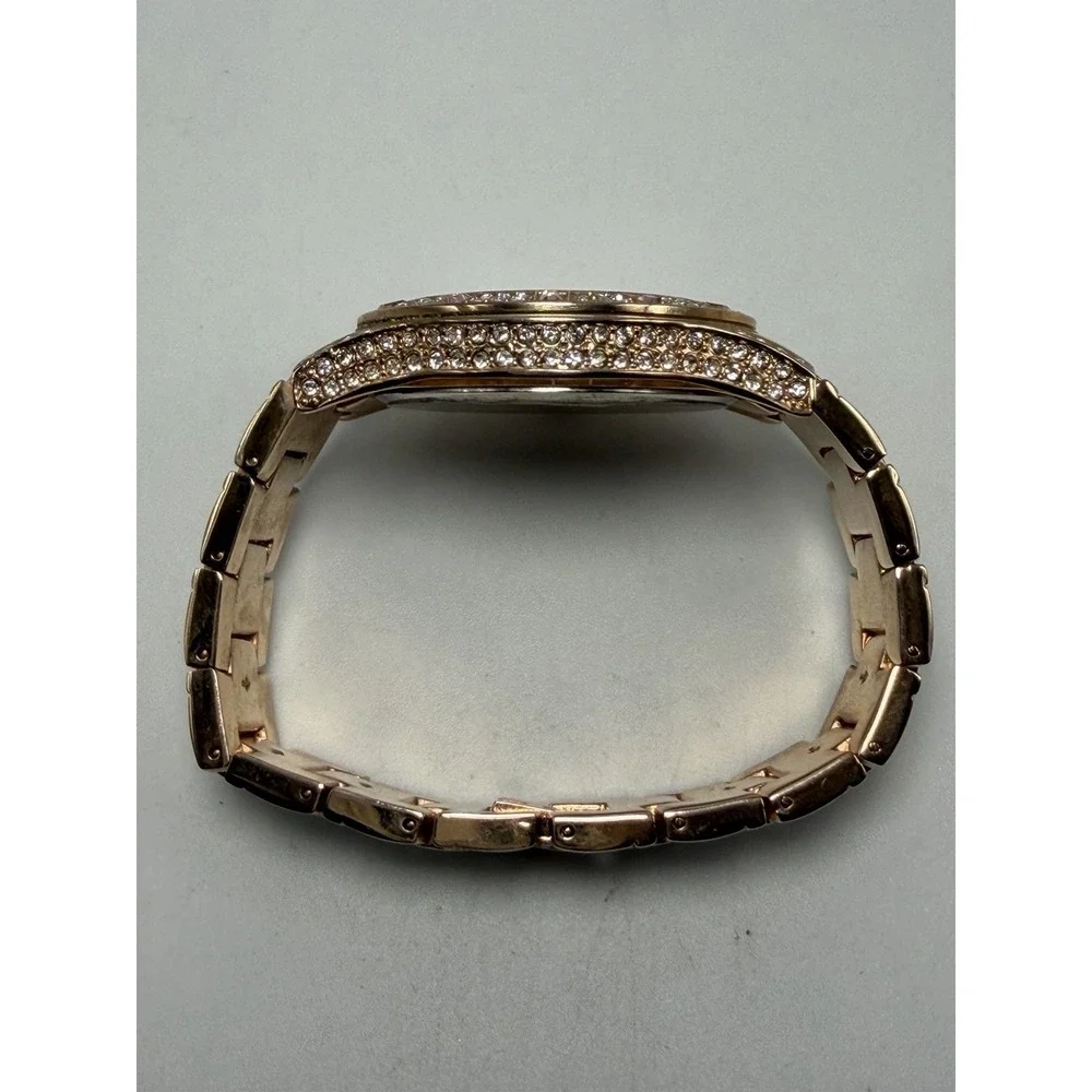 Victoria Wieck B9825 Rose Gold New‎ Battery Ladies Pave Watch 38MM 6.5